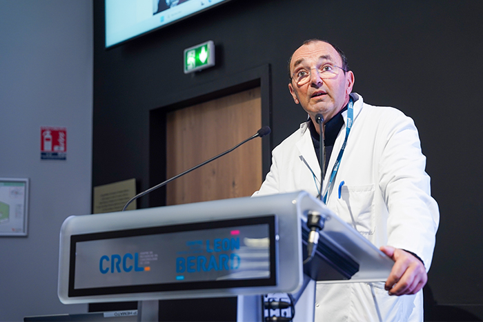 Le Pr Jean-Yves Blay à l'inauguration du nouveau TEP-Scan