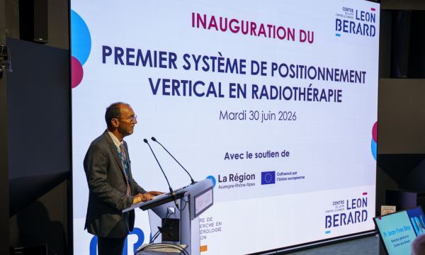 Le Pr Jean-Yves Blay à l'inauguration
