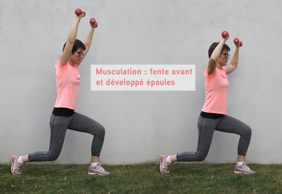 Musculation fente développé épaules