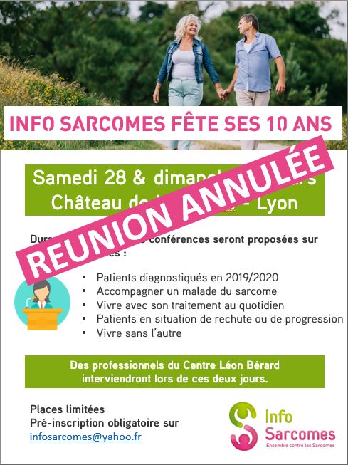 affiche de la réunion annulée