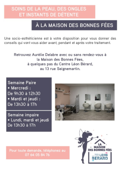 affiche maison des bonnes fées centre léon bérard