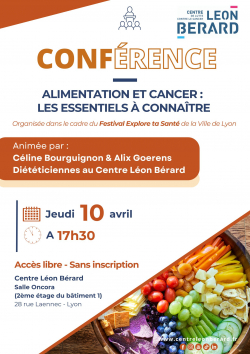 affiche conférence nutrition