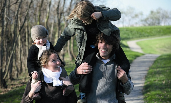 Une famille à la campagne