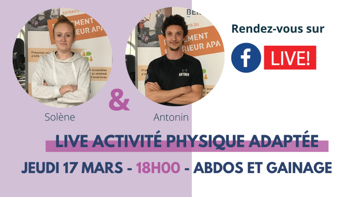 Live facebooke APA abdos gainage