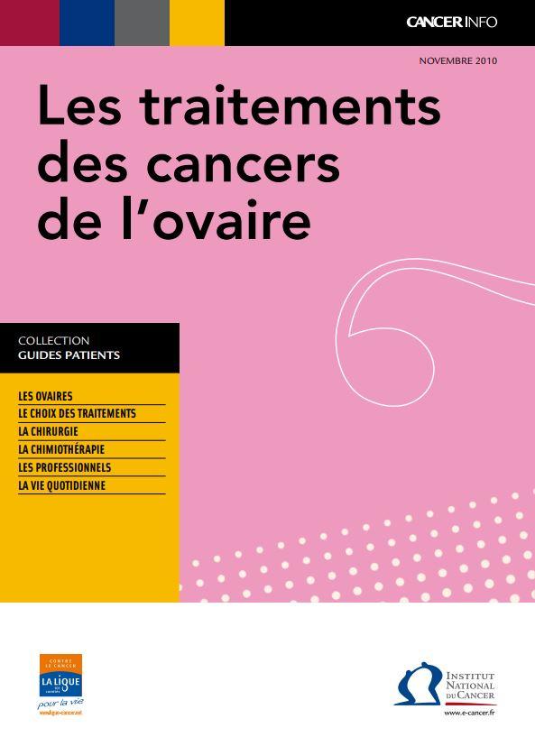 Cancer des ovaires traitement opérations des ovaires, chimiothérapie — free download