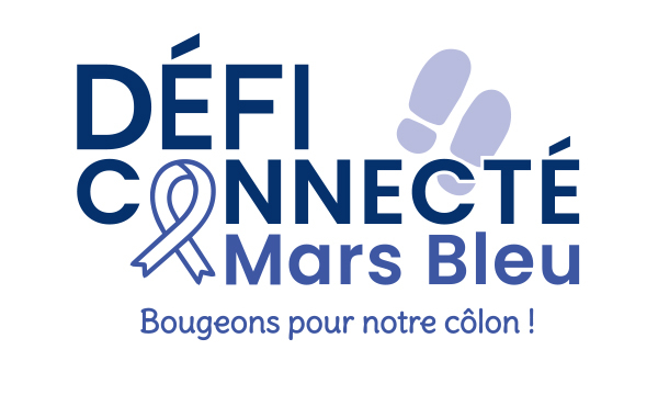 Logo du défi connecté Mars Bleu du CRCDC